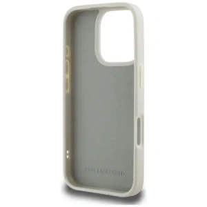Hurtownia GSM - Etui Karl Lagerfeld HC 3D Rubber Double Heads do Apple iPhone 16 Pro béžový - KLD21891 - {ean13} - Hurt