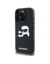 Hurtownia GSM - Etui Karl Lagerfeld HC 3D Rubber Double Heads do Apple iPhone 16 Pro černé - KLD21892 - {ean13} - Hurt
