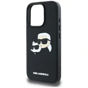 Hurtownia GSM - Etui Karl Lagerfeld HC 3D Rubber Double Heads do Apple iPhone 16 Pro černé - KLD21892 - {ean13} - Hurt