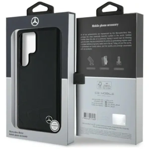 Hurtownia GSM - Mercedes Leder Horizontale Prägung Kurven MagSafe Samsung Galaxy S25 Ultra schwarz - MRS302 - {ean13} - Hurt