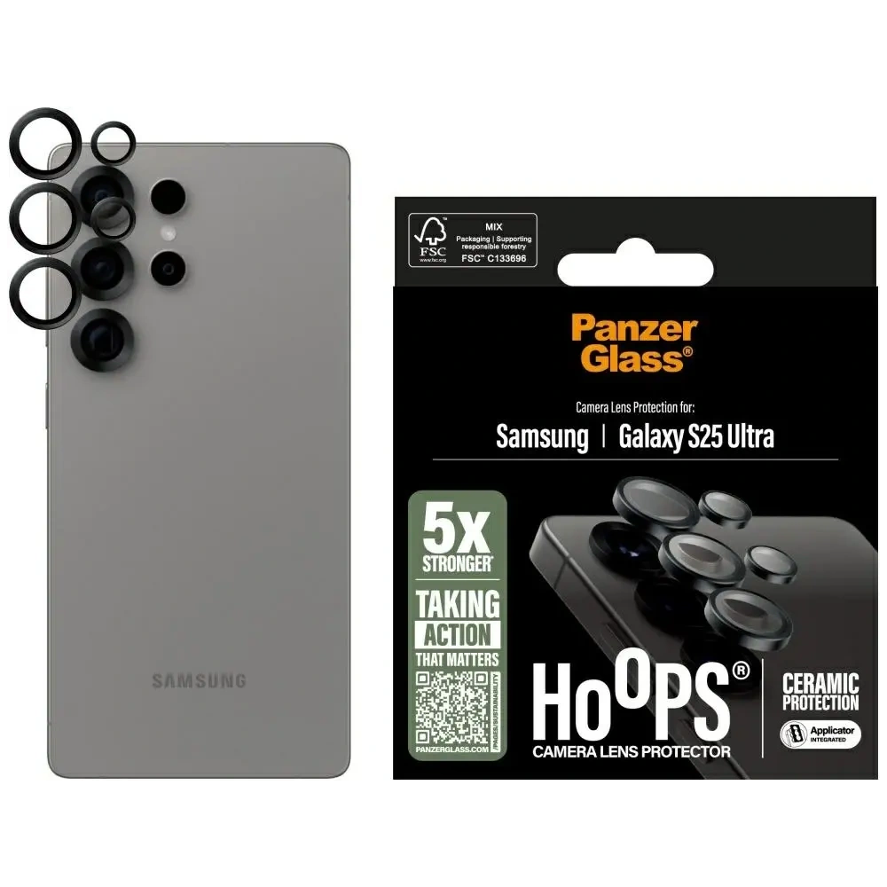 Hurtownia GSM - PanzerGlass Gyűrűs Lencsevédő Samsung Galaxy S25 Ultra kerámia - PZG796 - {ean13} - Hurt