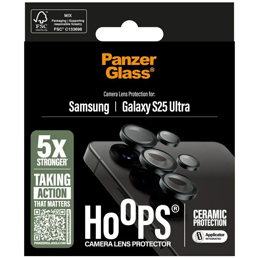 Hurtownia GSM - PanzerGlass Gyűrűs Lencsevédő Samsung Galaxy S25 Ultra kerámia - PZG796 - {ean13} - Hurt
