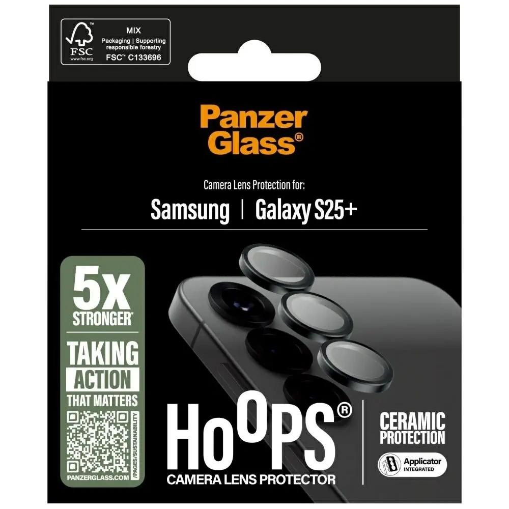 Hurtownia GSM - PanzerGlass Hoops Lencsevédő Samsung Galaxy S25+ Plus kerámia - PZG797 - {ean13} - Hurt