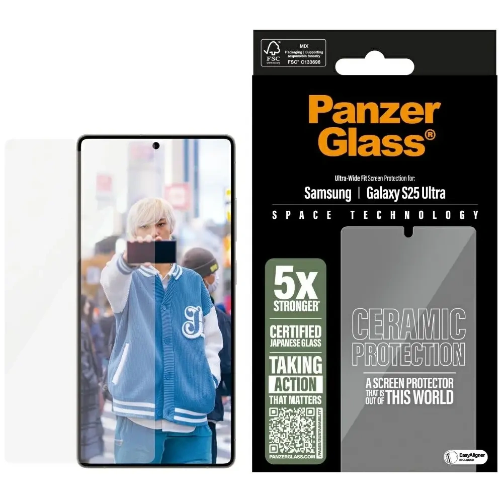 Hurtownia GSM - PanzerGlass Ultra-Wide Fit Samsung Galaxy S25 Ultra Keramik - PZG799 - {ean13} - Hurt