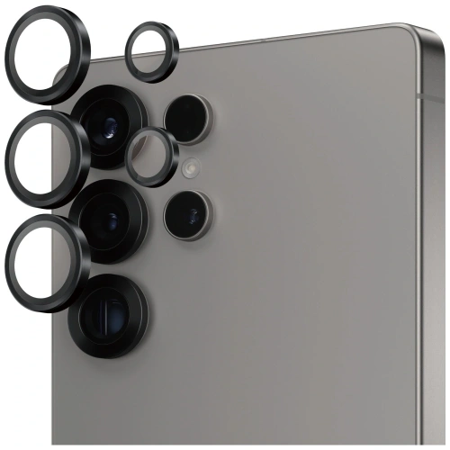 Szkło hartowane na obiektyw PanzerGlass Hoops Lens Protector do Samsung Galaxy S25 Ultra czarny