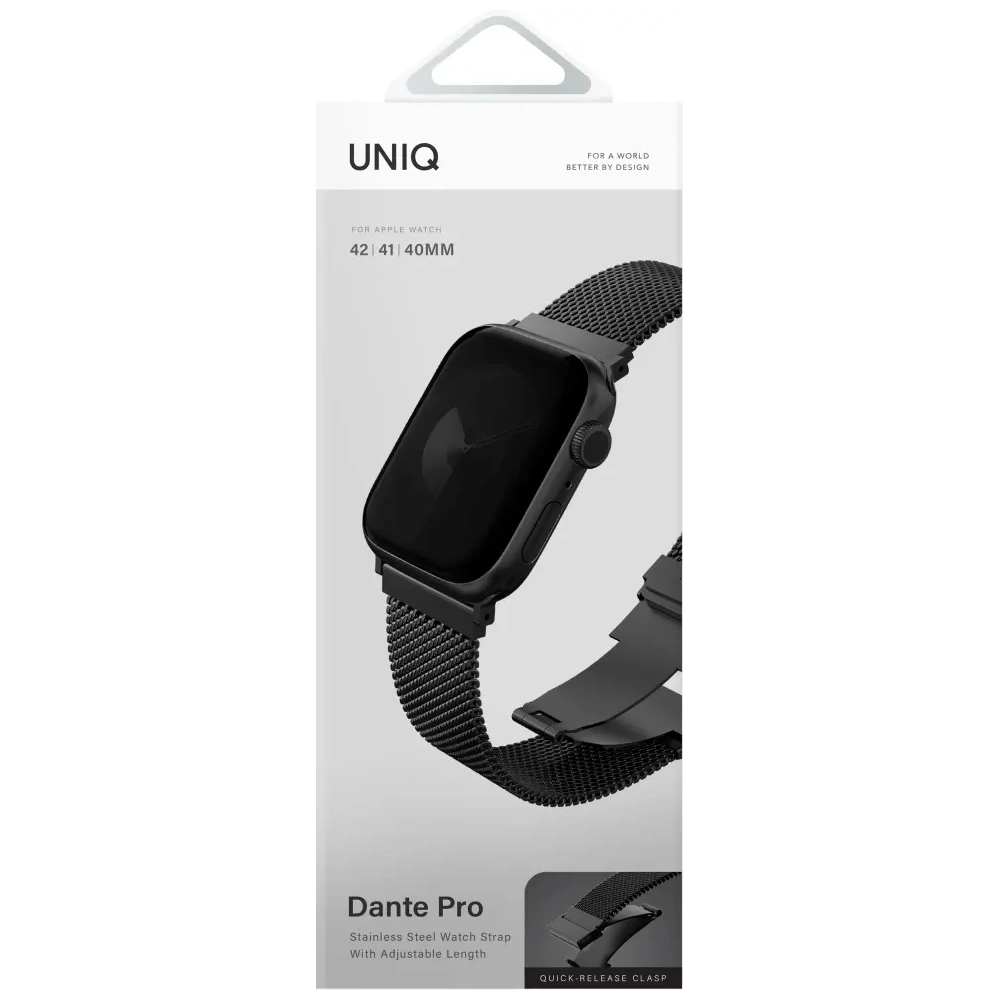 Hurtownia GSM - UNIQ Dante Pro Strap Apple Watch 42/41/40mm Edelstahl grafit schwarz - UNIQ1452 - {ean13} - Hurt