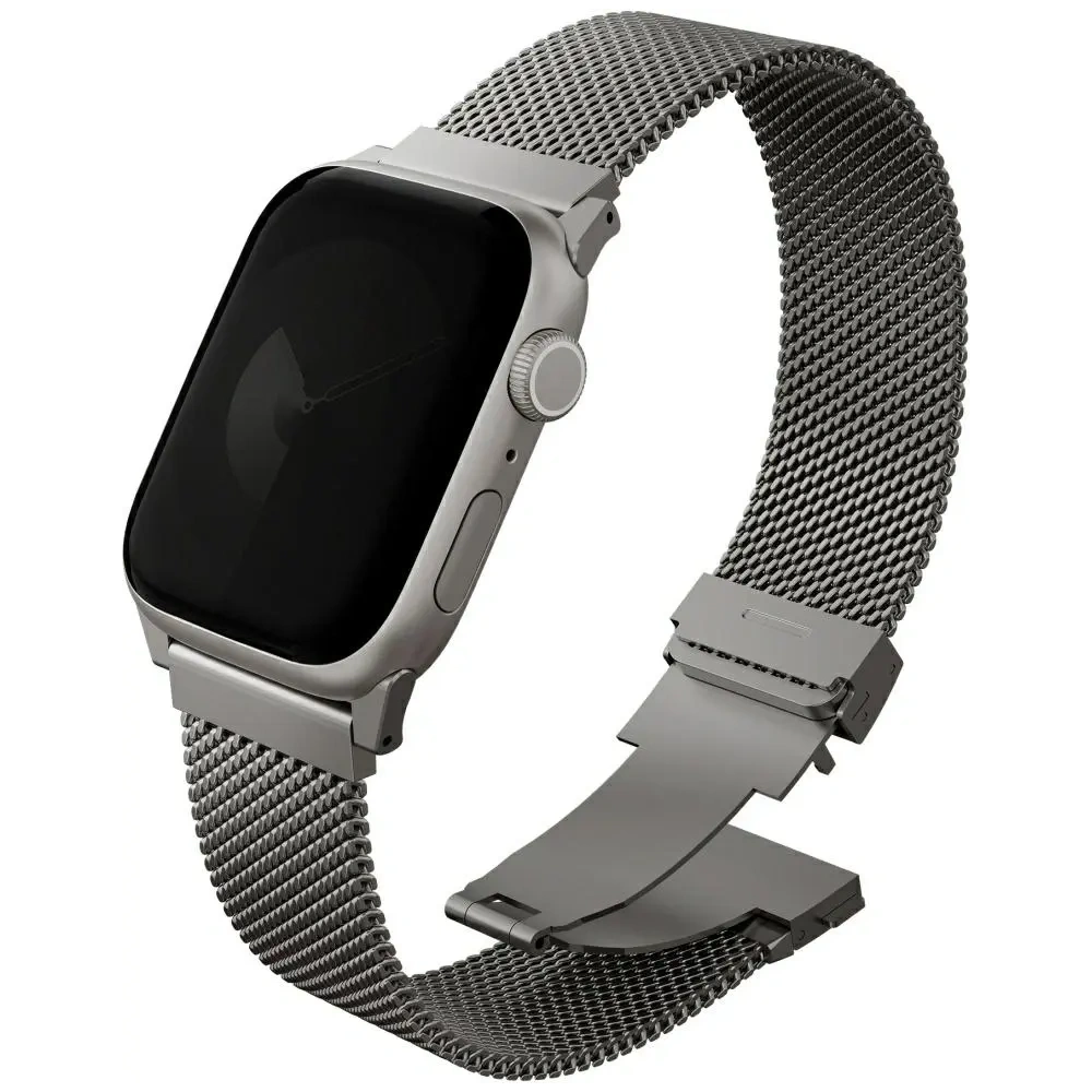 Hurtownia GSM - UNIQ Dante Pro Pánt Apple Óra 42/41/40mm Rozsdamentes Acél titán ezüst - UNIQ1453 - {ean13} - Hurt