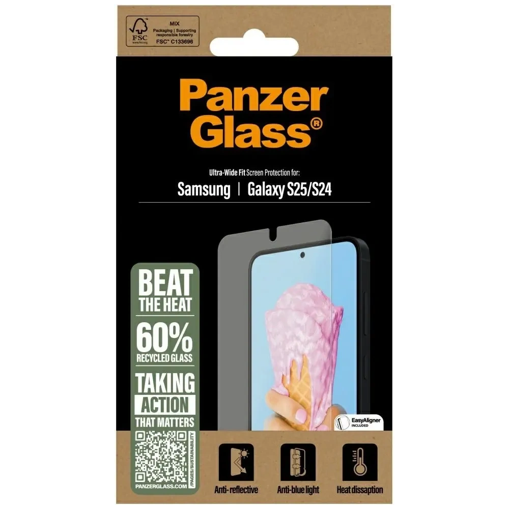 Hurtownia GSM - PanzerGlass All-in-One Ultra-Wide Fit Samsung Galaxy S25 - PZG809 - {ean13} - Hurt