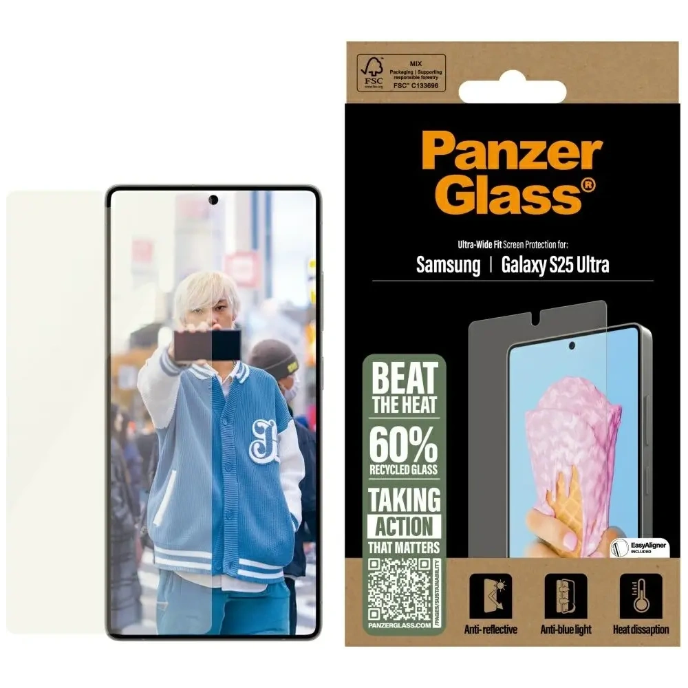 Wholesale PanzerGlass All-in-One Ultra-Wide Fit Samsung Galaxy S25 Ultra - PZG810 - {ean13} - Hurt