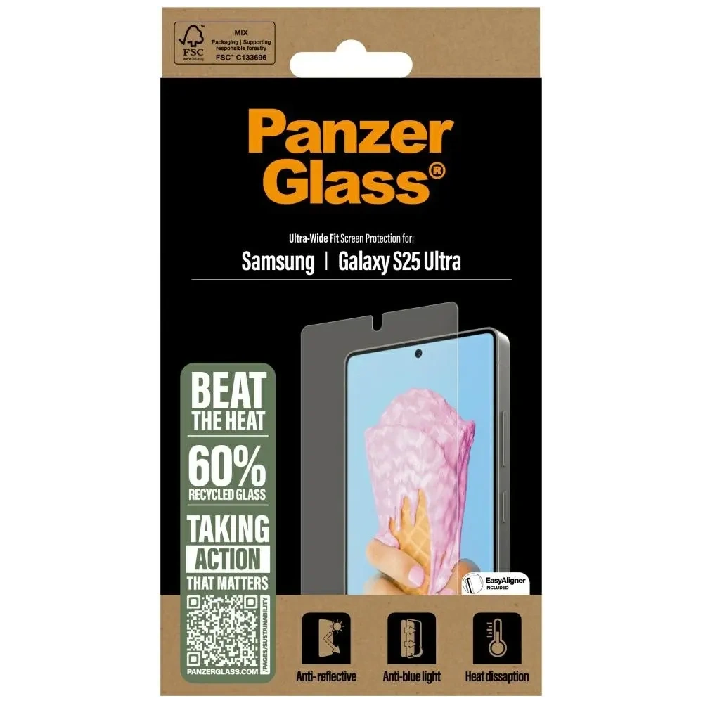 Wholesale PanzerGlass All-in-One Ultra-Wide Fit Samsung Galaxy S25 Ultra - PZG810 - {ean13} - Hurt