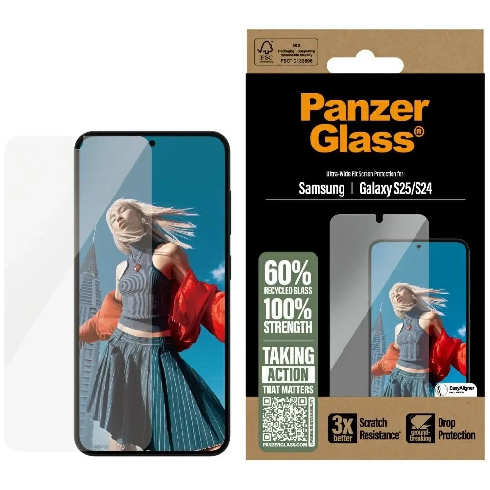 Hurtownia GSM - PanzerGlass Ultra-Wide Fit Samsung Galaxy S25 - PZG815 - {ean13} - Hurt