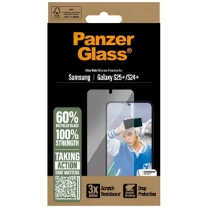 Hurtownia GSM - PanzerGlass Ultra-Wide Fit Samsung Galaxy S25+ Plus - PZG817 - {ean13} - Hurt