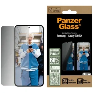 Hurtownia GSM - Sklo privatizující PanzerGlass Ultra-Wide Fit pro Samsung Galaxy S25 - PZG821 - {ean13} - Hurt