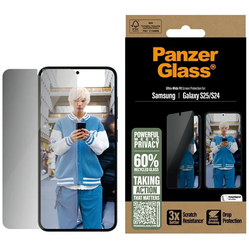 Hurtownia GSM - PanzerGlass Ultra-Wide Fit Samsung Galaxy S25 - PZG821 - {ean13} - Hurt