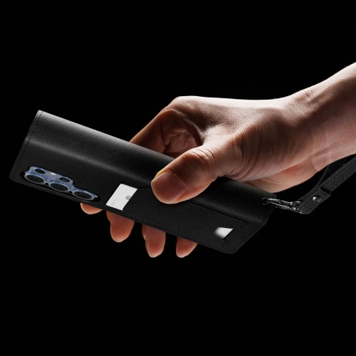 Etui z klapką Spigen Wallet S Samsung Galaxy S25 Ultra Black