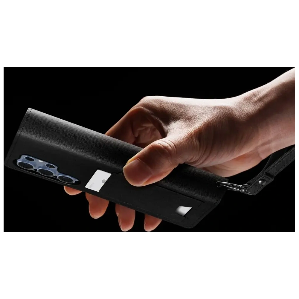 Wholesale Spigen Wallet S Samsung Galaxy S25 Ultra Black - SPN16655 - {ean13} - Hurt