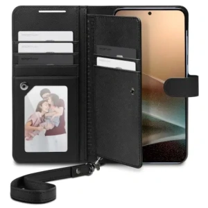 Wholesale Spigen Wallet S Samsung Galaxy S25+ Plus Black - SPN16656 - {ean13} - Hurt