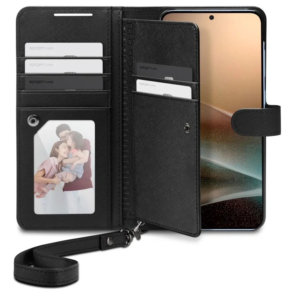 Wholesale Spigen Wallet S Samsung Galaxy S25+ Plus Black - SPN16656 - {ean13} - Hurt