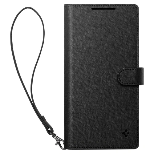 Etui z klapką Spigen Wallet S Samsung Galaxy S25+ Plus Black