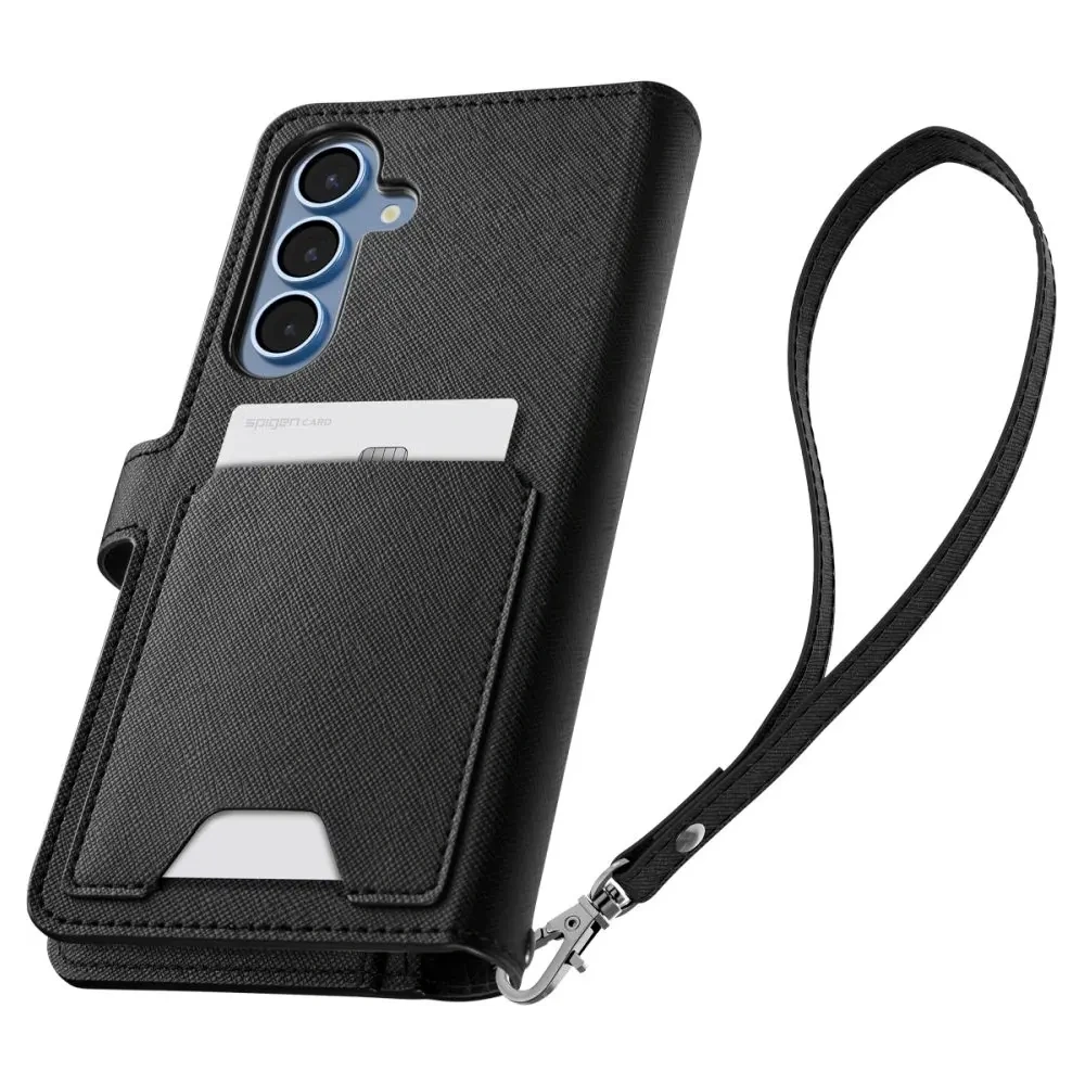 Wholesale Spigen Wallet S Samsung Galaxy S25+ Plus Black - SPN16656 - {ean13} - Hurt
