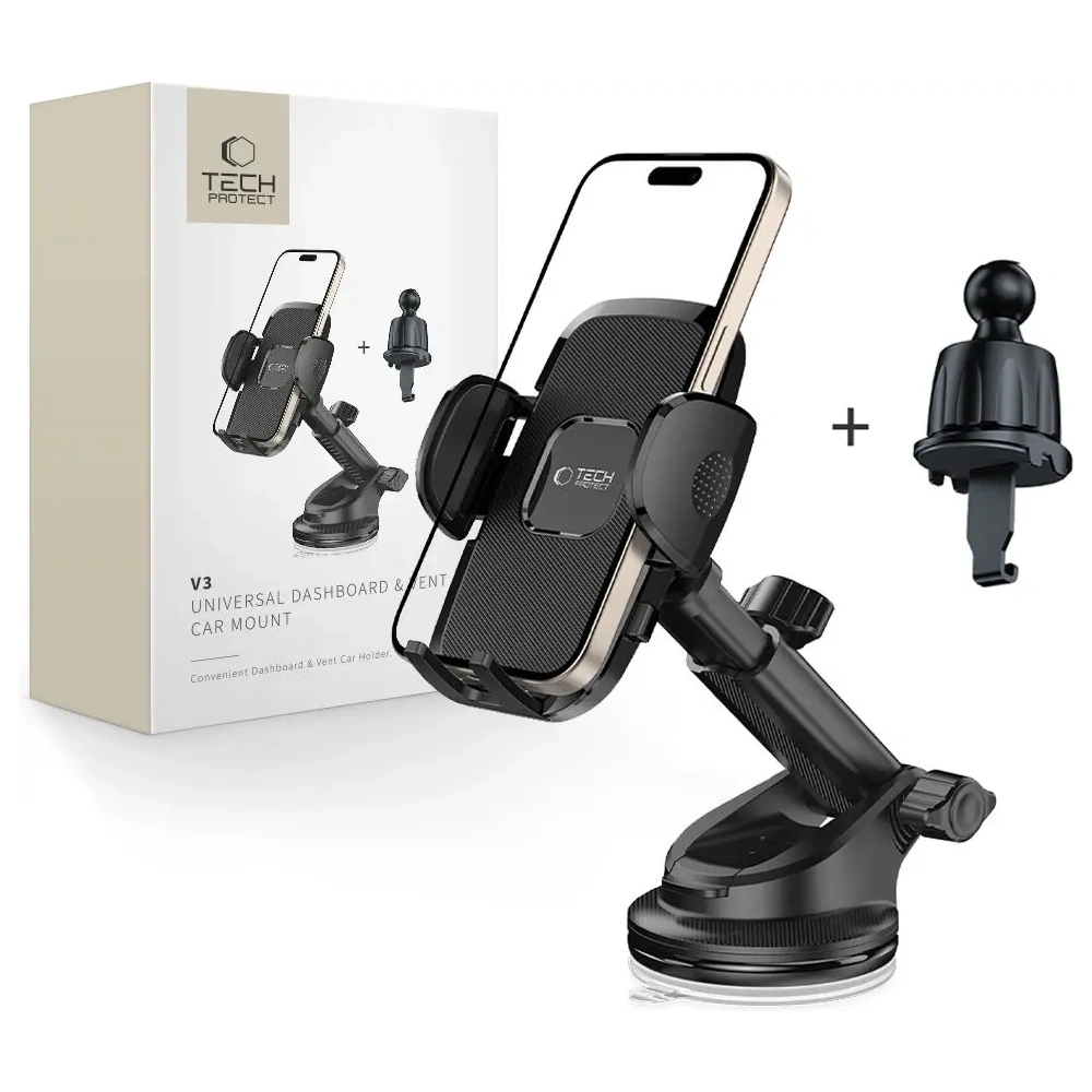 Wholesale Tech-Protect V3 Universal Dashboard & Vent Car Mount Black - THP3897 - {ean13} - Hurt