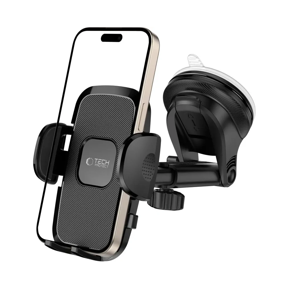 Hurtownia GSM - Uchwyt samochodowy na kokpit / szybę / do kratki Tech-Protect V3 Universal Dashboard & Vent Car Mount Black - THP3897 - {ean13} - Hurt