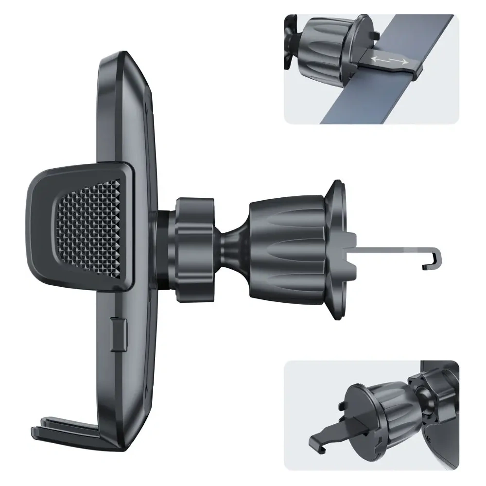 Hurtownia GSM - Upevnění do auta na palubní desku / sklo / do mřížky Tech-Protect V8 Univerzální držák na palubní desku a ventilaci Černý - THP3898 - {ean13} - Hurt