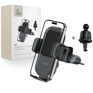 Hurtownia GSM - Upevnění do auta pro mřížku Tech-Protect V8 Univerzální CD a větrací držák do auta Černý - THP3899 - {ean13} - Hurt