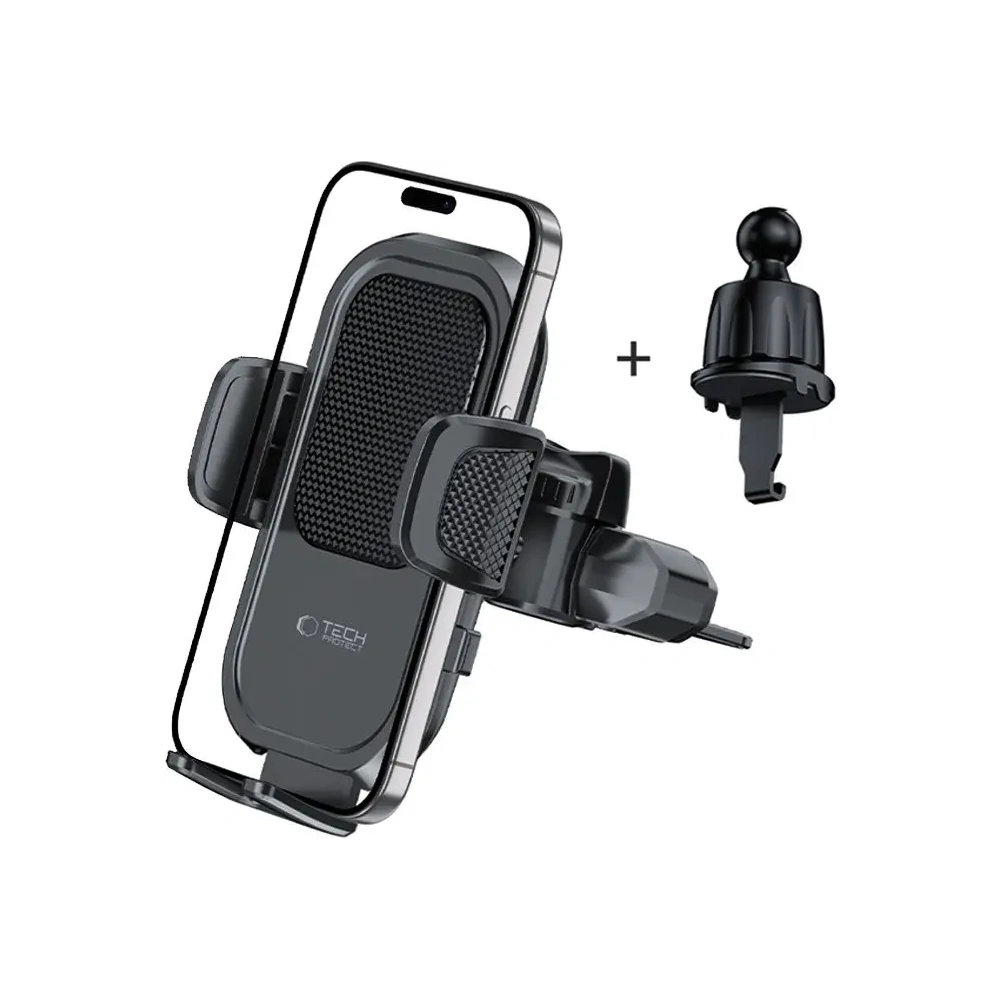 Hurtownia GSM - Uchwyt samochodowy do kratki Tech-Protect V8 Universal CD & Vent Car Mount Black - THP3899 - {ean13} - Hurt