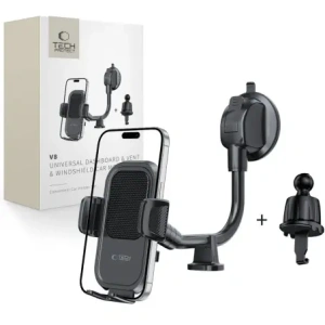 Wholesale Tech-Protect V8 Universal Long Arm Dashboard & Windshield Car Mount Black - THP3900 - {ean13} - Hurt