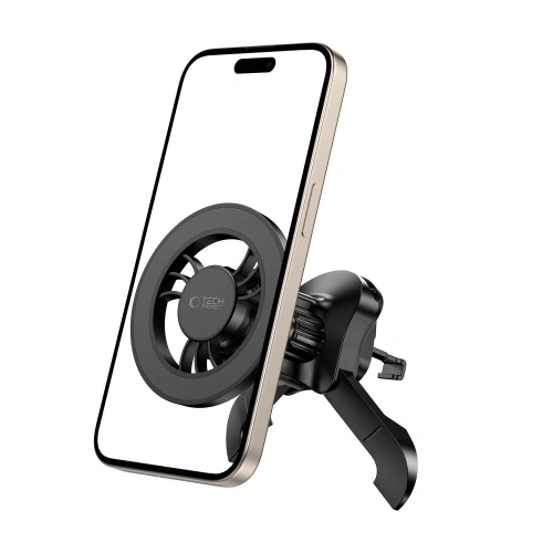 Magnetyczny uchwyt samochodowy do kratki Tech-Protect N56 Magnetic MagSafe Stable Vent Car Mount Black