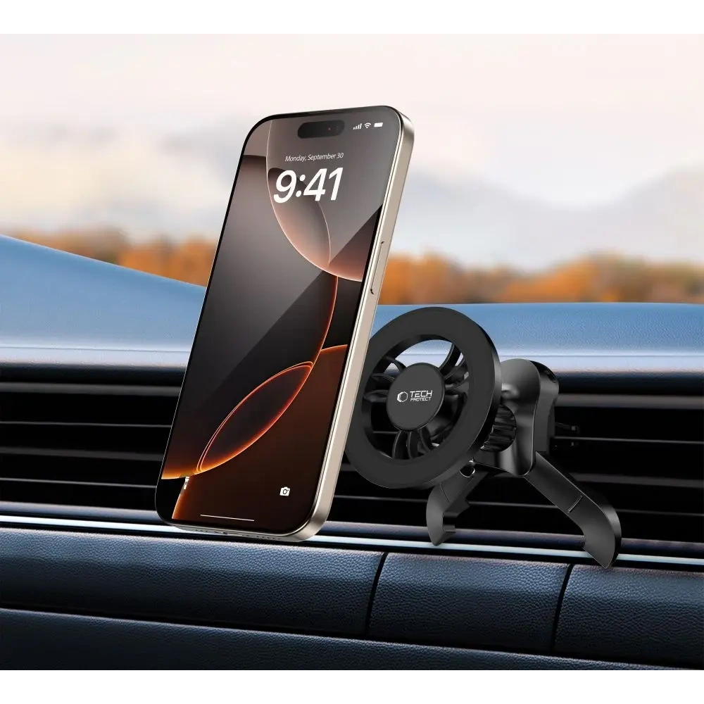 Wholesale Tech-Protect N56 Magnetic MagSafe Stable Vent Car Mount Black - THP3901 - {ean13} - Hurt