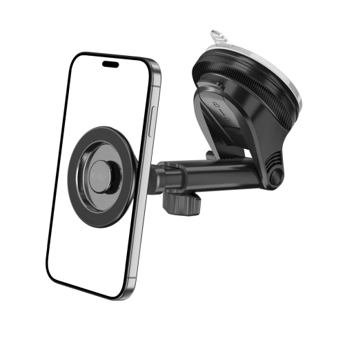 Magnetyczny uchwyt samochodowy na kokpit / szybę / do kratki Tech-Protect N58 Magnetic MagSafe Dashboard & Vent Car Mount Black