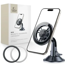 Wholesale Tech-Protect N56 Magnetic MagSafe Dashboard Shrt Car Mount Black - THP3904 - {ean13} - Hurt