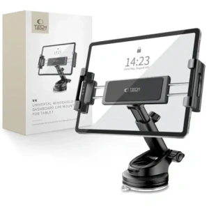 Hurtownia GSM - Uchwyt automobilový na palubní desku / sklo / do mřížky pro tablet Tech-Protect V4 Univerzální držák na tablet na čelní sklo a palubní desku černý - THP3905 - {ean13} - Hurt