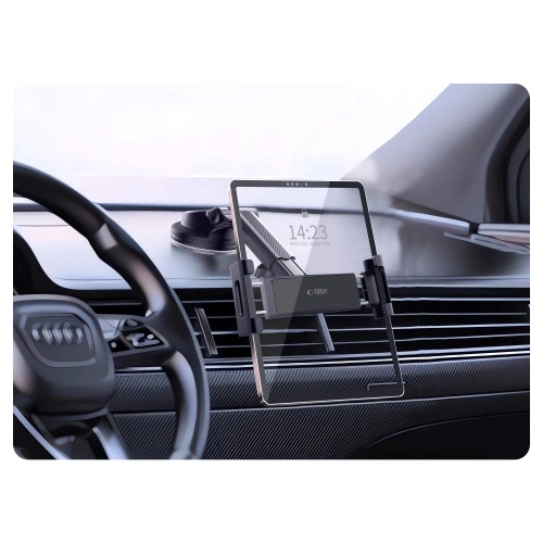 Uchwyt samochodowy na kokpit / szybę / do kratki do tableta Tech-Protect V4 Universal Windshield & Dashboard Car Mount For Tablet Black