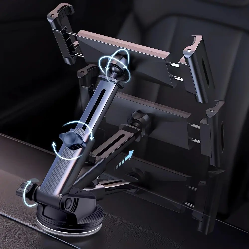 Hurtownia GSM - Uchwyt samochodowy na kokpit / szybę / do kratki do tableta Tech-Protect V4 Universal Windshield & Dashboard Car Mount For Tablet Black - THP3905 - {ean13} - Hurt