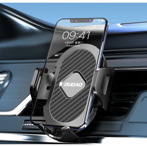 Uchwyt samochodowy do kratki Dudao F2+ zaciskowy czarny