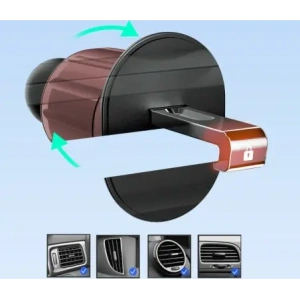 Hurtownia GSM - Dudao F2+ Grill-Autohalterungsklemme schwarz - DDA355 - {ean13} - Hurt