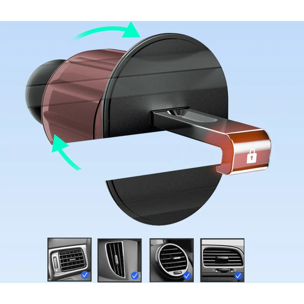 Wholesale Dudao F2+ grille car mount clamp black - DDA355 - {ean13} - Hurt