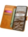 Etui z klapką Bizon Case Pocket do Honor Magic7 Pro brązowe