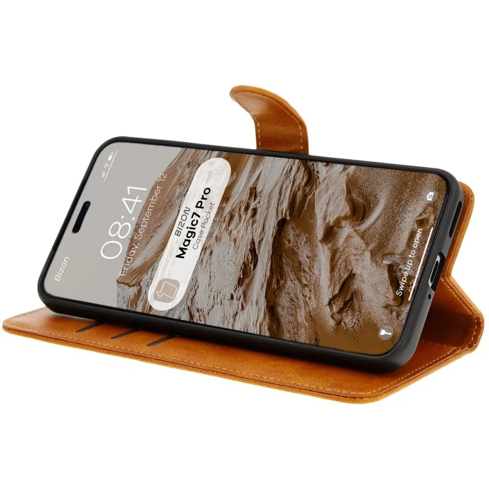 Hurtownia GSM - Bizon Caz Pocket Honor Magic7 Pro maro - BIZ8344 - {ean13} - Hurt