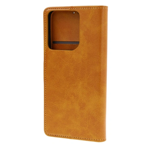 Etui z klapką Bizon Case Pocket do Motorola Moto G15 / G15 Power / G05 brązowe