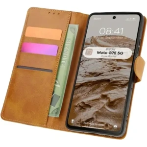 Hurtownia GSM - Bizon Case Pocket Motorola Moto G75 5G braun - BIZ8350 - {ean13} - Hurt