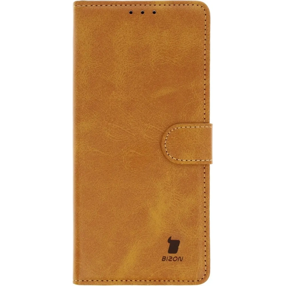 Hurtownia GSM - Etui z klapką Bizon Case Pocket do Motorola Moto G75 5G brązowe - BIZ8350 - {ean13} - Hurt
