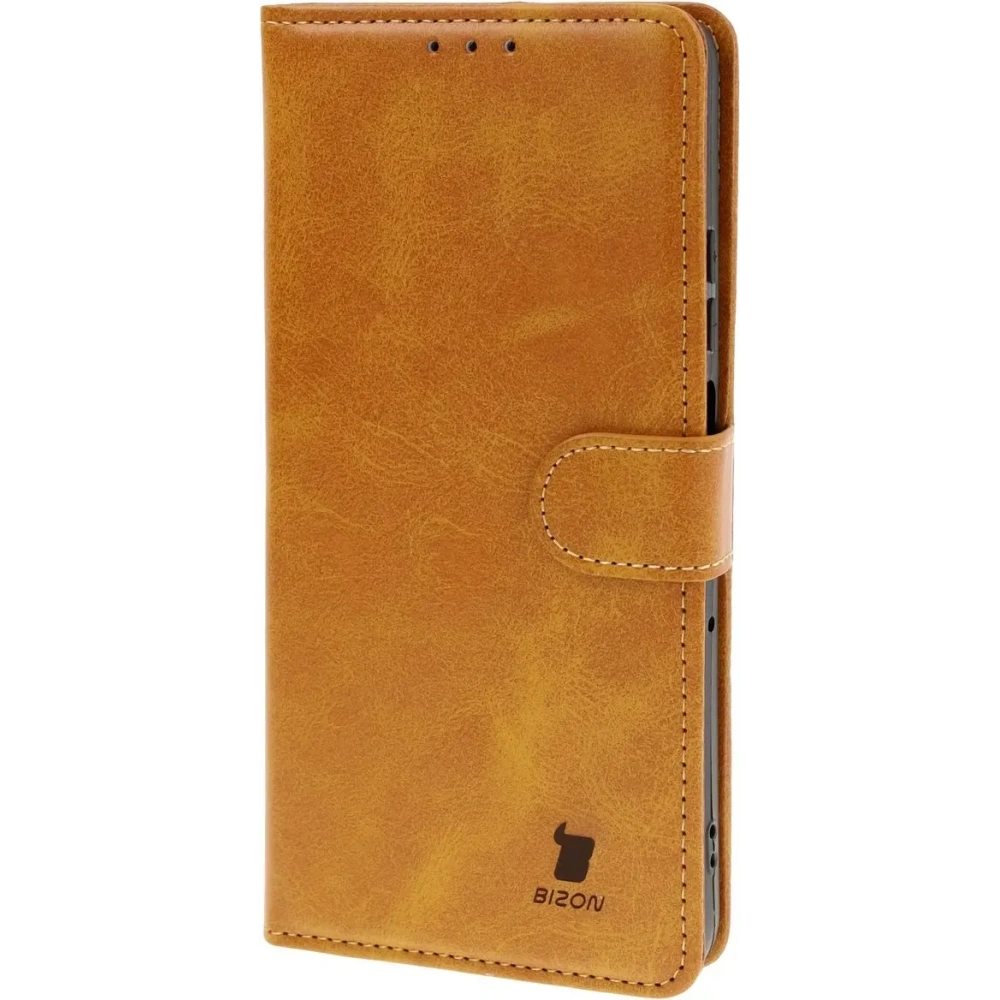 Hurtownia GSM - Etui z klapką Bizon Case Pocket do Motorola Moto G75 5G brązowe - BIZ8350 - {ean13} - Hurt
