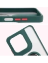 Wholesale Bizon Case Hybrid Ring Motorola Moto G15 / G15 Power smoky with a dark green frame - BIZ8353 - {ean13} - Hurt