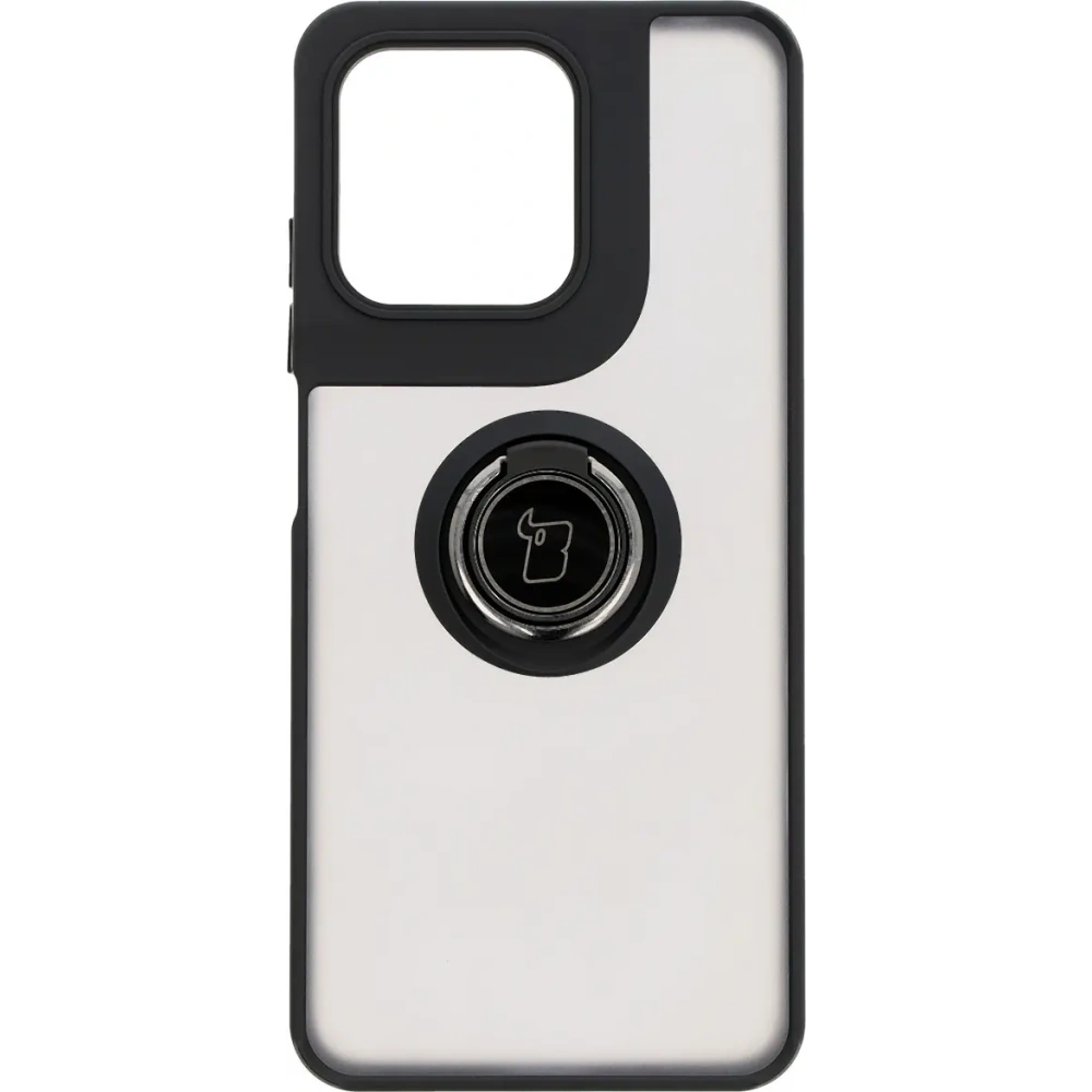 Wholesale Bizon Case Hybrid Ring Motorola Moto G15 / G15 Power smoky with a black frame - BIZ8354 - {ean13} - Hurt