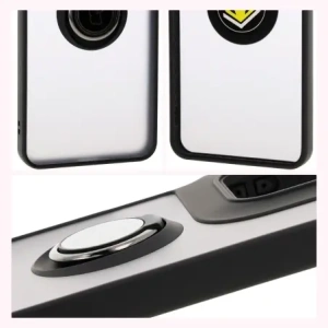 Hurtownia GSM - Etui z uchwytem na palec Bizon Case Hybrid Ring do Motorola Moto G15 / G15 Power kouřové s černým rámečkem - BIZ8354 - {ean13} - Hurt