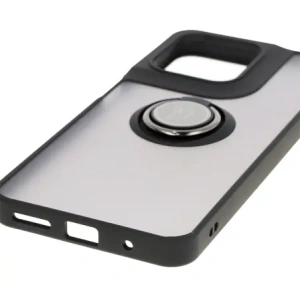 Hurtownia GSM - Etui z uchwytem na palec Bizon Case Hybrid Ring do Motorola Moto G15 / G15 Power kouřové s černým rámečkem - BIZ8354 - {ean13} - Hurt